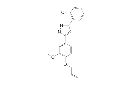 2-[5-[4-(ALLYLOXY)-3-METHOXYPHENYL]-1H-PYRAZOL-3-YL]-PHENOL
