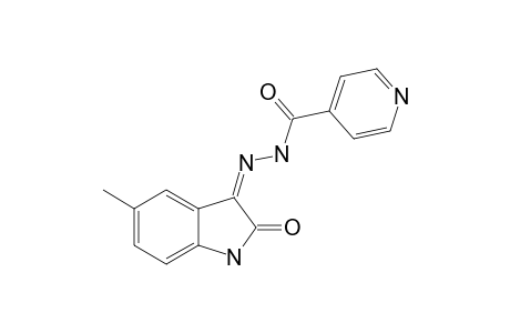 (Z)-N'-(5-METHYL-2-OXOINDOLIN-3-YLIDENE)-ISONICOTINOHYDRAZIDE