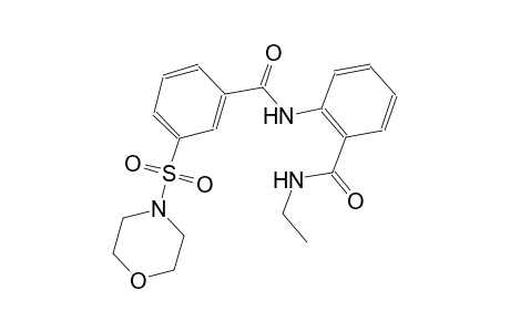 benzamide, N-ethyl-2-[[3-(4-morpholinylsulfonyl)benzoyl]amino]-