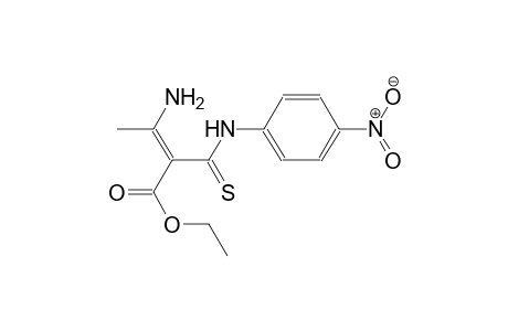 ethyl (2Z)-3-amino-2-[(4-nitroanilino)carbothioyl]-2-butenoate