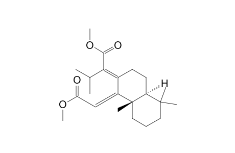 Butanoic acid, 3-methyl-2-[octahydro-1-(2-methoxy-2-oxoethylidene)-5,5,8a-trimethyl- 2(1H)-naphthalenylidene]-, methyl ester, [4aS-(1Z,2E,4a.alpha.,8a.beta.)]-