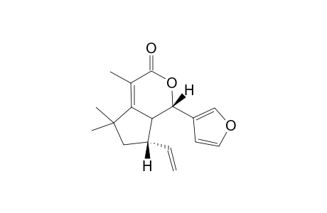 9-Ethenyl-5,7,7-trimethyl-2-(furnan-3-yl)-3-oxabicyclo[4.3.0]nonan-4-one