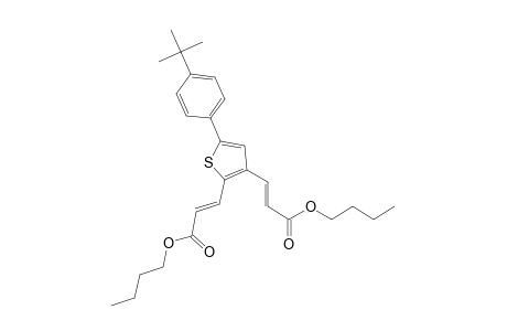 (2E,2'E)-Dibutyl 3,3'-(5-(4-tert-butylphenyl)thiophene-2,3-diyl)diacrylate