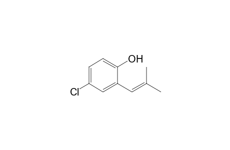 4-Chloro-2-(2-methyl-1-propenyl)phenol