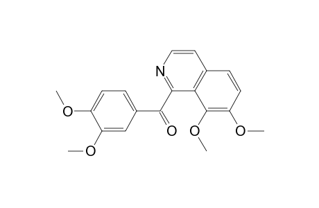 (7,8-dimethoxy-1-isoquinolinyl)-(3,4-dimethoxyphenyl)methanone