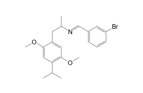 1-(3-Bromophenyl)-N-(1-[2,5-dimethoxy-4-(propan-2-yl)phenyl]propan-2-yl)methanimine