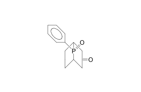 9-Phenyl-9-phosphabicyclo(3.3.1)nonan-3-one 9-syn-oxide