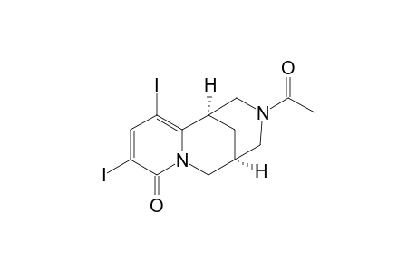 3,5-Diiodo-N-acetylcytisine