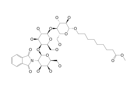 8-METHOXYCARBONYLOCTYL-4-O-[4-O-(2-ACETAMIDO-2-DEOXY-BETA-D-GALACTOPYRANOSYL)-BETA-D-GALACTOPYRANOSYL]-BETA-D-GLUCOPYRANOSIDE;ASIALO-GM2-HAPTEN