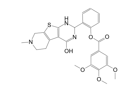 2-(4-hydroxy-7-methyl-1,2,5,6,7,8-hexahydropyrido[4',3':4,5]thieno[2,3-d]pyrimidin-2-yl)phenyl 3,4,5-trimethoxybenzoate