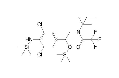 Clenpenterol, N-TFA, N',O-bis-TMS