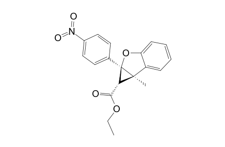 ETHYL-1A,6B-DIHYDRO-C-6B-METHYL-C-1A-(4-NITROPHENYL)-CYCLOPROPA-[B]-BENZOFURAN-R-1-CARBOXYLATE