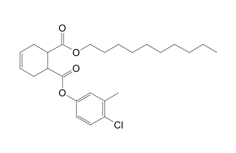 cis-Cyclohex-4-en-1,2-dicarboxylic acid, 4-chloro-3-methylphenyl decyl ester