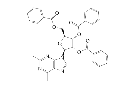 2,6-DIMETHYL-9-(2,3,5-TRI-O-BENZOYL-BETA-D-RIBOFURANOSYL)-PURINE