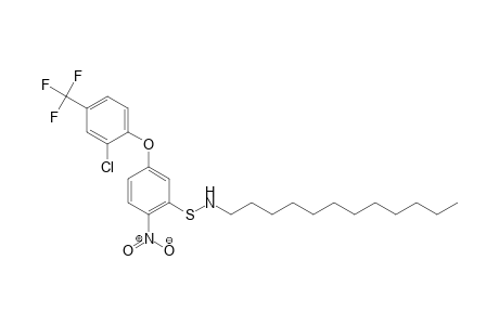 Benzenesulfenamide, 5-[2-chloro-4-(trifluoromethyl)phenoxy]-N-dodecyl-2-nitro-