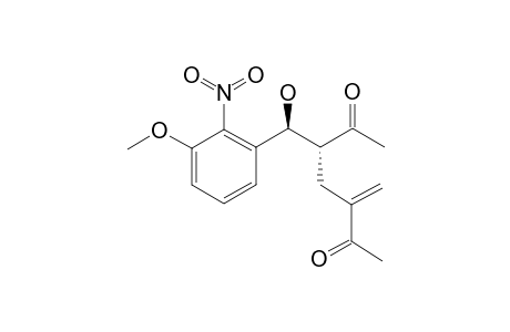 5-ACETYL-6-HYDROXY-6-(3-METHOXY-2-NITROPHENYL)-3-METHYLENE-2-HEXANONE;ANTI-DIASTEREOMER
