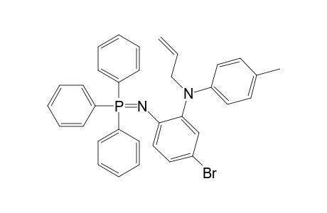 1-N-Allyl-5-bromo-1-N-(4-methylphenyl)-2-N-(triphenyl-.lambda.5-phosphanylidene)benzene-1,2-diamine