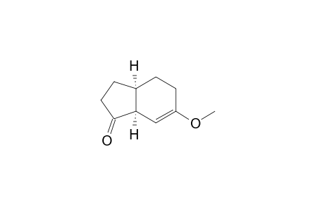 1H-Inden-1-one, 2,3,3a,4,5,7a-hexahydro-6-methoxy-, cis-