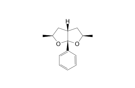 (2R,3aR,5S,6aR)-2,5-Dimethyl-6a-phenyl-hexahydro-furo[2,3-b]furan