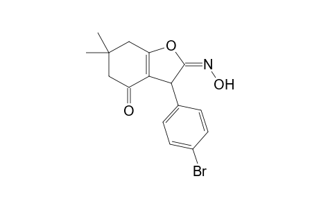(E)-3-(4-Bromophenyl)-2-(hydroxyimino)-6,6-dimethyl-2,3,6,7-tetrahydrobenzofuran-4(5H)-one