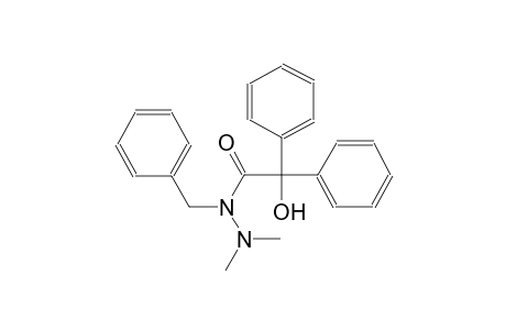benzeneacetic acid, alpha-hydroxy-alpha-phenyl-, 2,2-dimethyl-1-(phenylmethyl)hydrazide