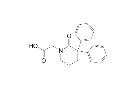 1-Piperidineacetic acid, 2-oxo-3,3-diphenyl-