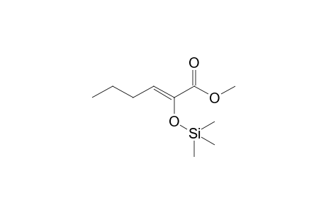 (Z)-2-trimethylsilyloxy-2-hexenoic acid methyl ester