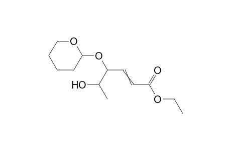 Ethyl (4r*,5r*)-(e)-5-hydroxy-4-(2'-tetrahydropyranyl)oxy-2-hexenoate