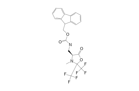 (4S)-4-(9-FLUORENYLMETHOXYCARBONYLAMINO)-METHYL-3-METHYL-2,2-BIS-(TRIFLUOROMETHYL)-1,3-OXAZOLIDIN-5-ONE