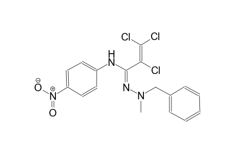 (1E)-N'-benzyl-2,3,3-trichloro-N'-methyl-N-(4-nitrophenyl)-2-propenehydrazonamide