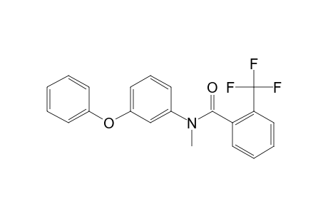 N-(3-Phenoxyphenyl)-2-(trifluoromethyl)benzamide, N-methyl-