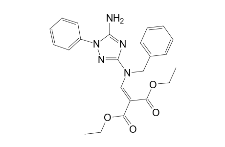 Diethyl {[(5-Amino-1-phenyl-1H-1,2,4-triazol-3-yl)(benzyl)amino]methylidene}propanedioate