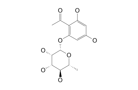 PHLORACETOPHENONE-2-O-BETA-L-RHAMNOPYRANOSIDE