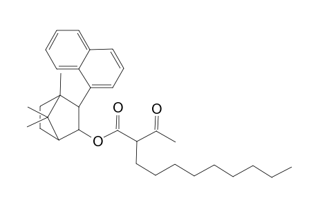 3-exo-(2-exo-(1-Naphthyl))bornyl 2-Acetylundecanoate