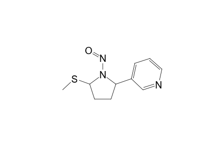 Pyridine, 3-[5-(methylthio)-1-nitroso-2-pyrrolidinyl]-