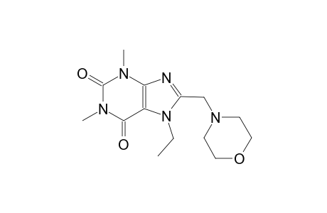 7-ethyl-1,3-dimethyl-8-(4-morpholinylmethyl)-3,7-dihydro-1H-purine-2,6-dione