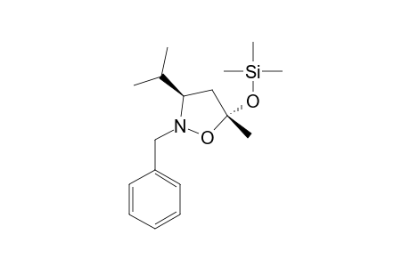TRANS-2-BENZYL-3-ISOPROPYL-5-METHYL-5-(TRIMETHYLSILOXY)-ISOXAZOLIDINE