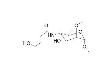 Methyl-4,6-dideoxy-4-(2,3-dideoxy-l-glycero-tetronamido)-2-O-methyl.alpha.d-mannopyranoside