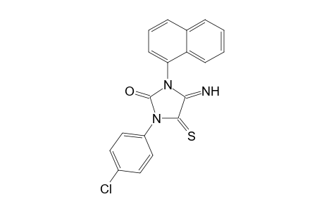 1-(4-Chlorophenyl)-4-imino-3-(naphthalen-1-yl)-5-thioxoimidazolidin-2-one