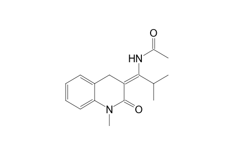 (Z)-3-(1-Acetylamino-2-methylpropyliene)-1-methyl-3,4-dihydroquinolin-2(1H)-one