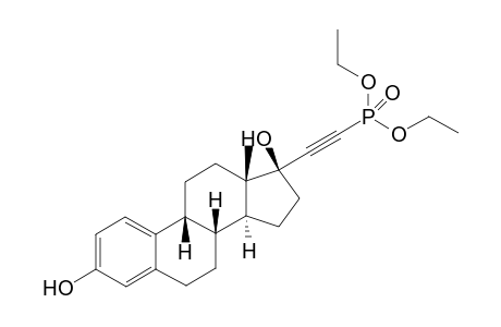 Diethyl [(8R,9R,13S,14S,17S)-3,17-Dihydroxy-13-methyl-7,8,9,11,12,13,14,15,16,17-decahydro-6H-cyclopenta[a]phenanthren-17-yl]ethynylphosphonate