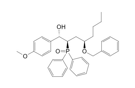 (1S,2R,4R)-2-diphenylphosphoryl-1-(4-methoxyphenyl)-4-phenylmethoxy-1-octanol
