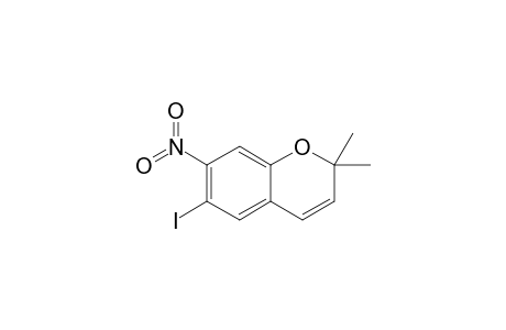 6-iodanyl-2,2-dimethyl-7-nitro-chromene