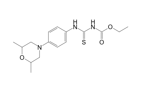 4-[p-(2,6-dimethylmorpholino)phenyl]-3-thioallophanic acid, ethyl ester