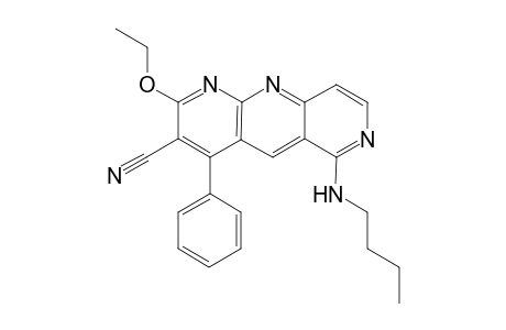 3-Cyano-2-ethoxy-4-phenyl-6-(N-n-butylamino)-1,7,10-antyridine