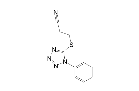 Propanenitrile, 3-[(1-phenyl-1H-tetrazol-5-yl)thio]-