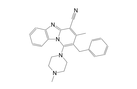 2-benzyl-3-methyl-1-(4-methyl-1-piperazinyl)pyrido[1,2-a]benzimidazole-4-carbonitrile