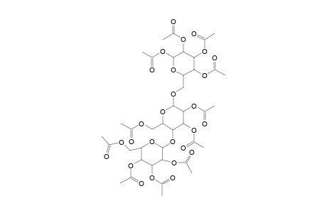 .beta.-D-Glucopyranose, O-2,3,4,6-tetra-O-acetyl-.beta.-D-glucopyranosyl-(1.fwdarw.4)-O-2,3,6 -tri-O-acetyl-.beta.-D-glucopyranosyl-(1.fwdarw.6)-, tetraacetate