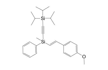[(tri(isopropyl)silyl)ethynyl]-methylphenyl-[(E)-4-methoxystyryl]silane