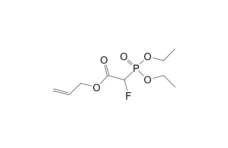 2-Diethoxyphosphoryl-2-fluoro-acetic acid allyl ester